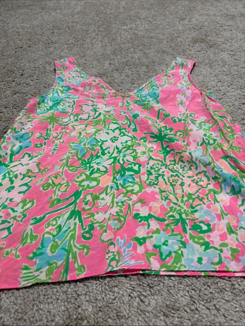 Lilly Pulitzer Southern Charm silk tank XS - Picture 8 of 8